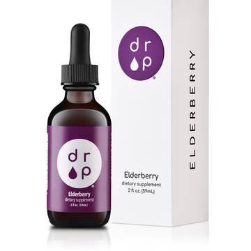 Healing Drops Elderberry Gummies bottle