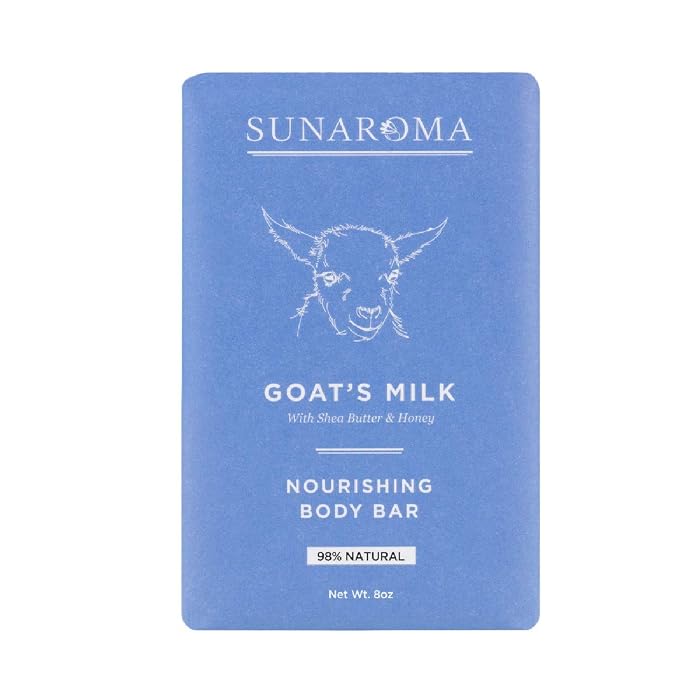 Sunaroma Goats Milk Nourishing Body Bar - 8 oz package