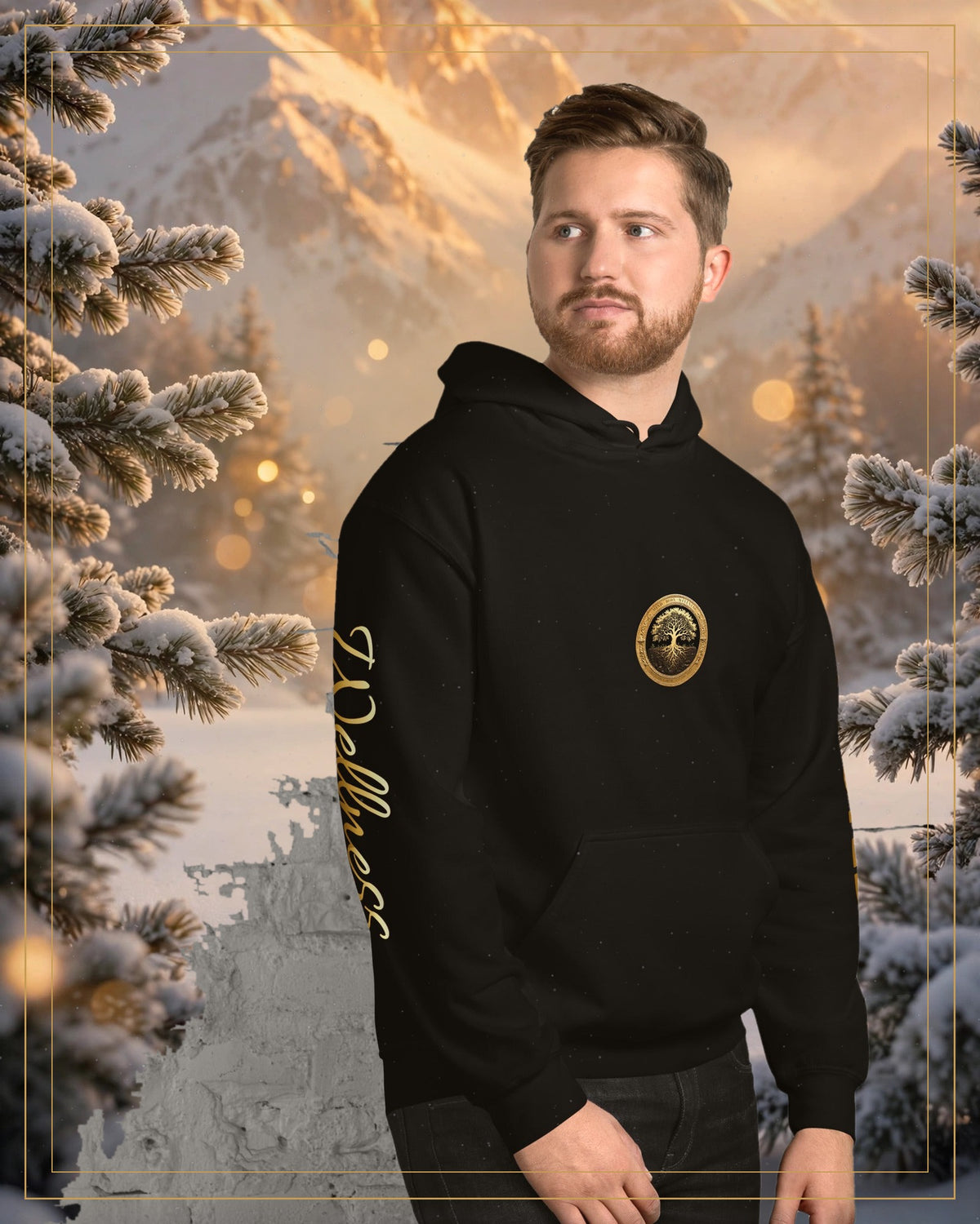 Scene lead — warm winter backdrop