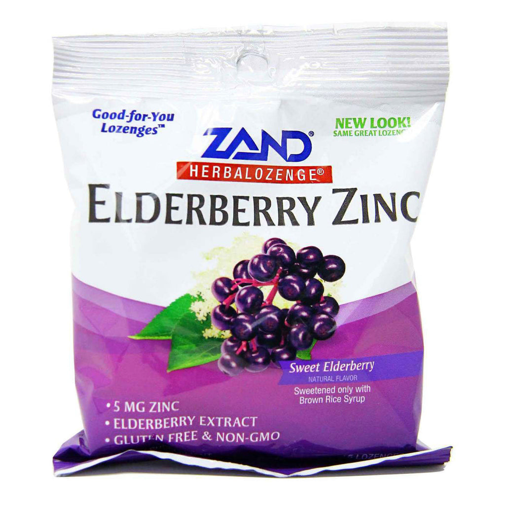 Zand Herbalozenges Elderberry Zinc - bag