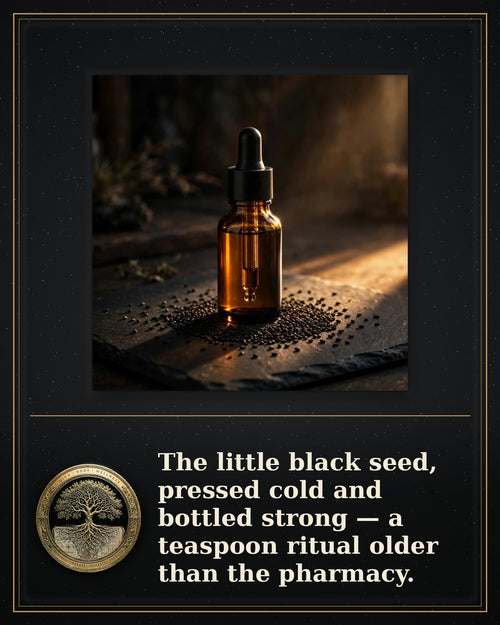 Rooted Goods Co. — Black Seed Oil — Cold-Pressed, 4 oz