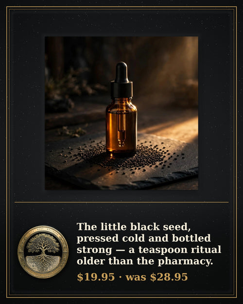 Rooted Goods Co. — Black Seed Oil — Cold-Pressed, 4 oz