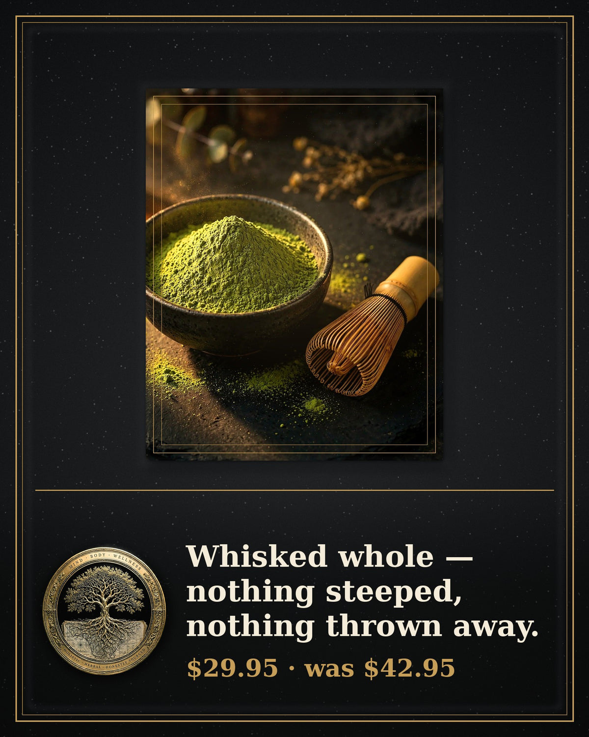Rooted Goods Co. — Organic Matcha Green Tea — 4 oz