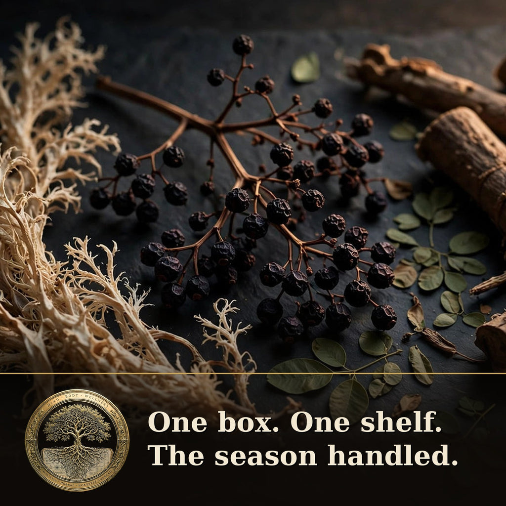 Cold Season Shelf — Winter Wellness Bundle — Rooted Goods Co. advertisement