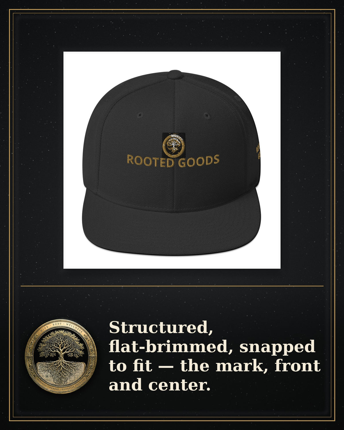 Rooted Goods Co. — Rooted Goods Signature Cap